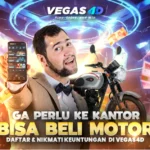VEGAS4D Akses Mobile dengan smartphone dan motor