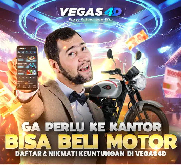 VEGAS4D Akses Mobile dengan smartphone dan motor