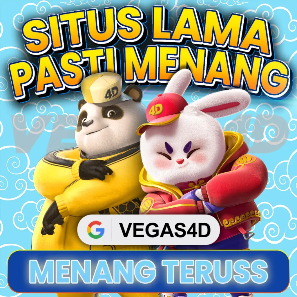 VEGAS4D Situs Lama Pasti Menang dengan karakter panda dan kelinci
