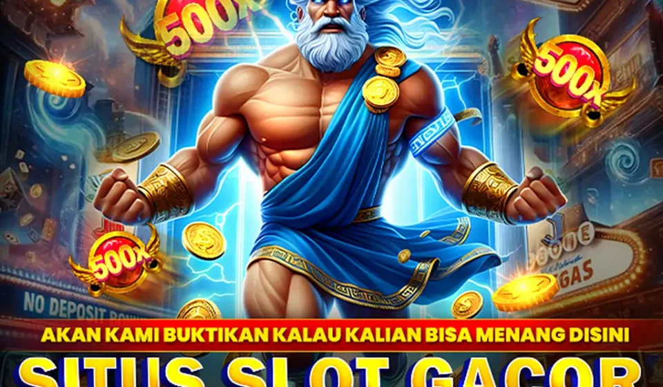 VEGAS4D Situs Slot Gacor dengan karakter Zeus dan simbol 500x