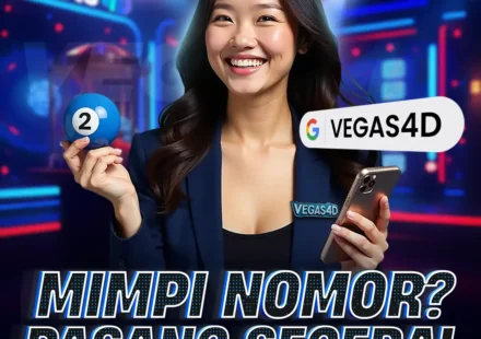 VEGAS4D Mimpi Nomor dengan bola nomor 2 dan tampilan smartphone